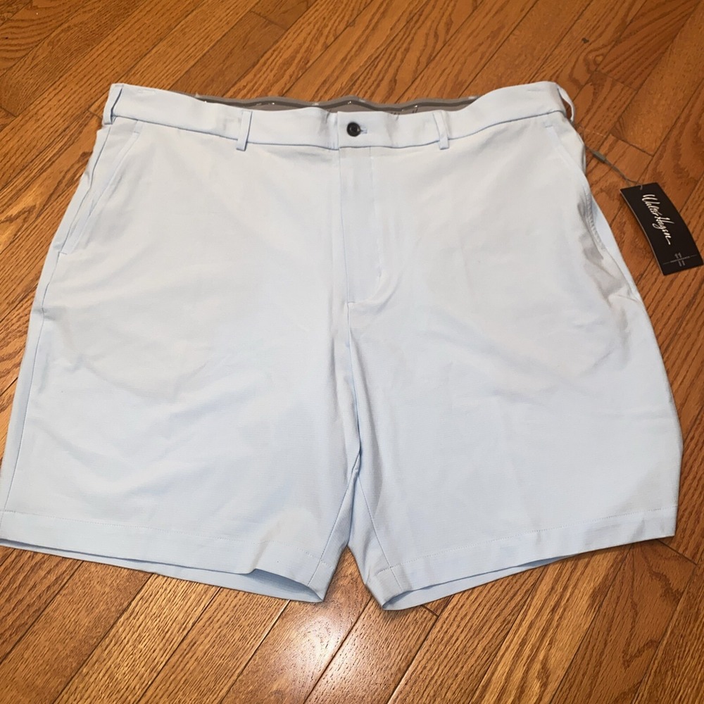 Walter‎ Hagen Flat Front P11 Golf Shorts Mens 42 Blue Wrinkle Resistant